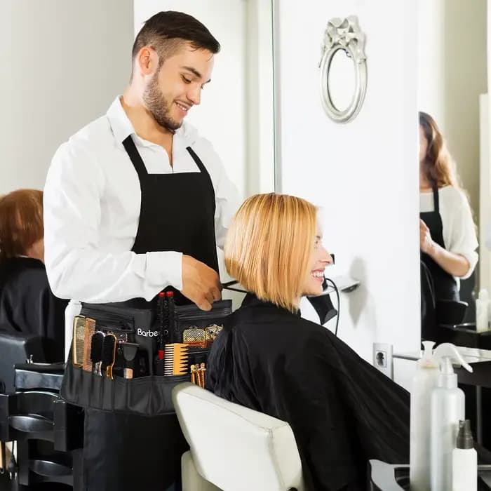Sac de ceinture professionnel pour barbier et maquilleur