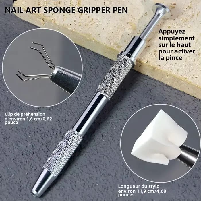 Éponge pour Nail Art, 50 pièces