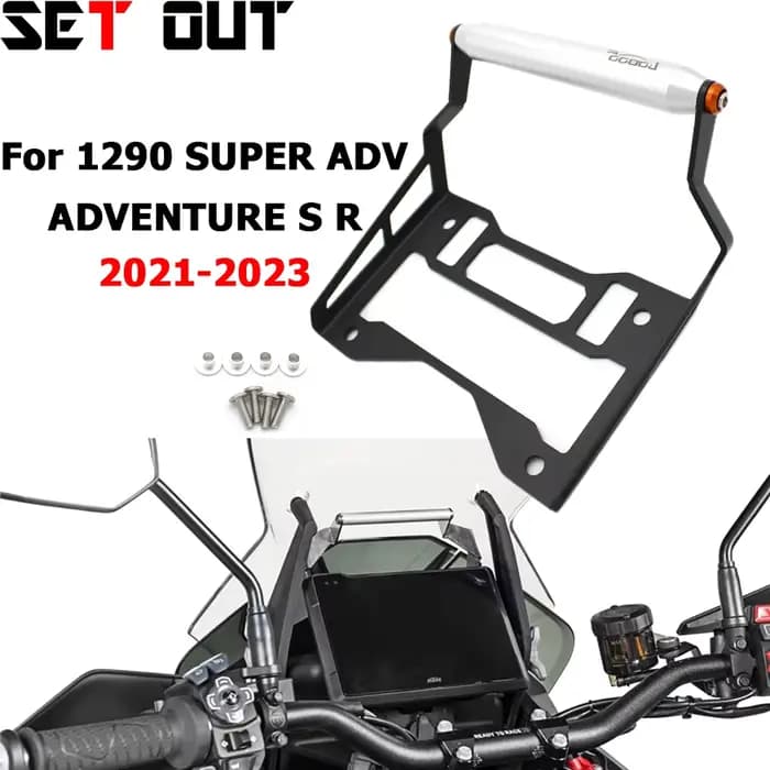 Barres de support de soutien sans fil pour moto, navigation GPS, support rapide, accessoires de téléphone, 1290, SUPollAdventure S, R, 1290, 2021, 2022