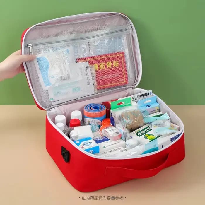 Kit médical Portable d'urgence pour voyage en plein air, usage domestique, équipement de Camping, boîte de rangement de survie en plein air
