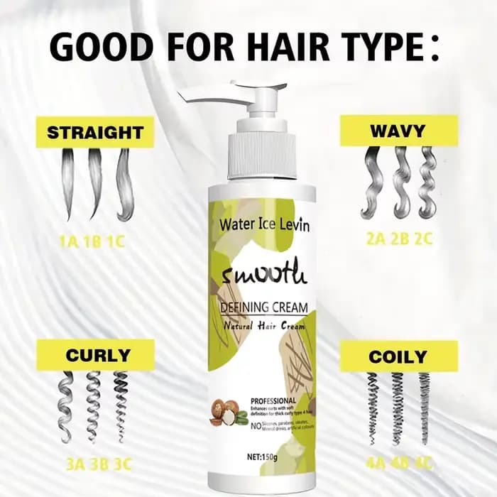 Crème Coiffante Tout-en-un pour Cheveux Bouclés
