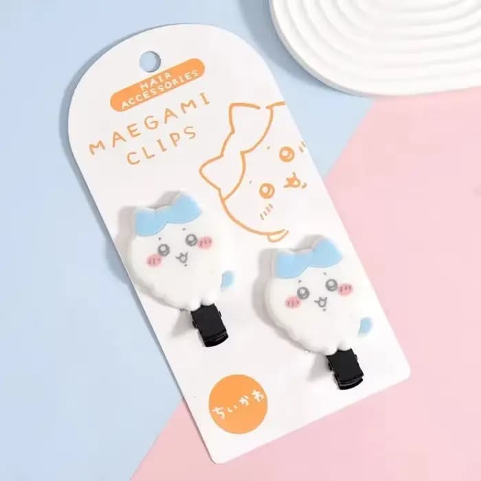 Chiikawa Kawaii pince à cheveux avec mignon Usaqi petit écureuil volant conception douce fille dessin animé accessoire
