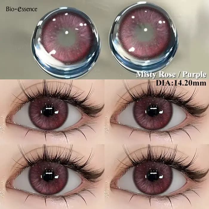 Lentilles de contact vertes bio-essense pour les yeux