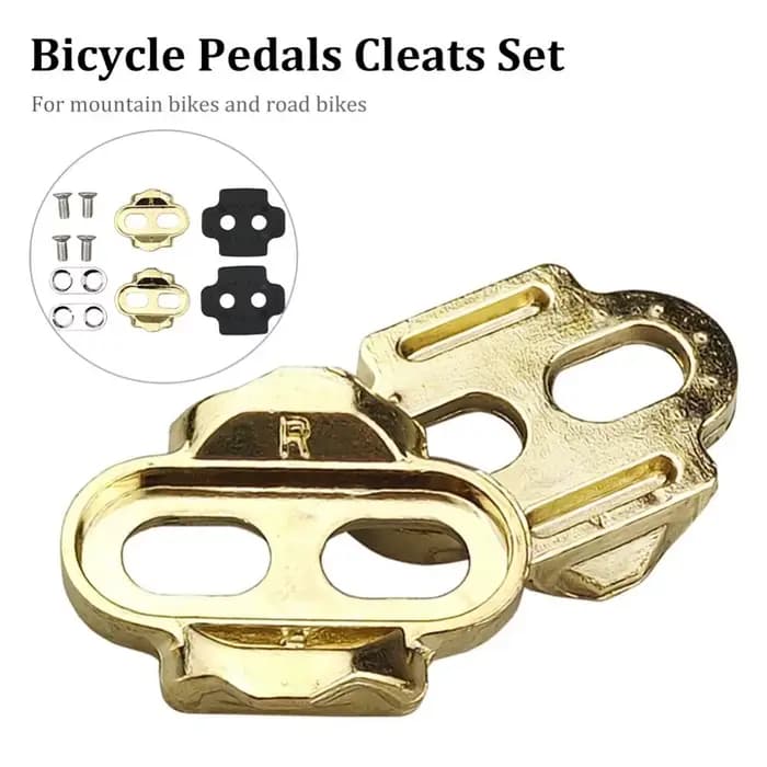 Pédales en laiton pour batteur à œufs, accessoires de vtt, maillet intelligent, onglets de verrouillage de pédale pour Crank Brother, 1 ensemble