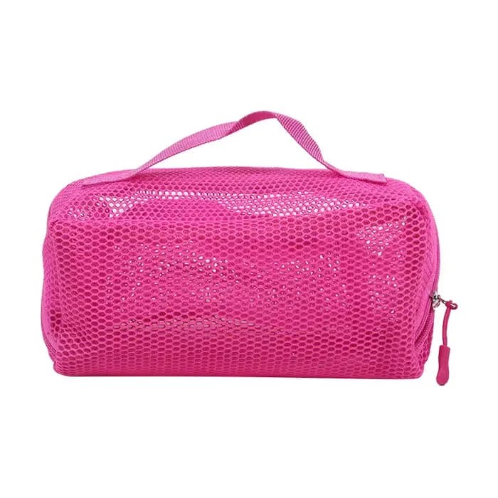 Sac organisateur de maquillage-Kit de toilette de voyage avec étui à cosmétiques zippé pour le rangement de vanité et utilisation Portable