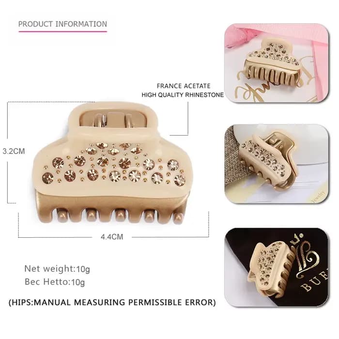 Pince à cheveux de luxe au Design français A Paris pour femmes et filles, accessoire de cheveux en acétate fin, bijoux d'ornement pour carrière au bureau