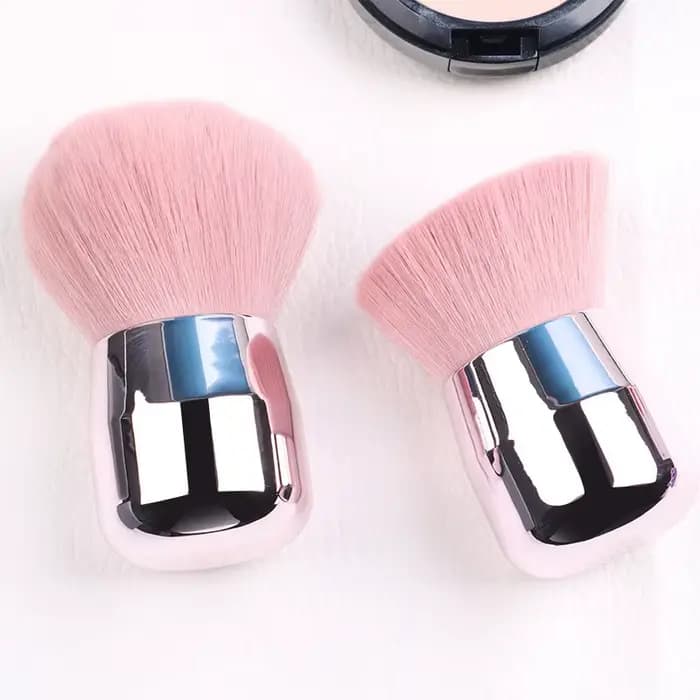 CALIYI 1/2 pièces moelleux poudre libre Blush pinceaux Portable MINI luxe maquillage brosse voyage cosmétique