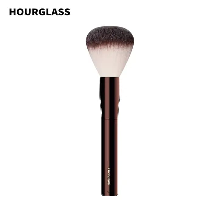 Pinceau de maquillage sablier-brosse à poudre à tête ronde No.1