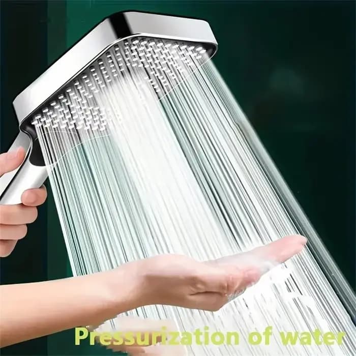 Pommeau de douche réglable, 3 modes, douche à pluie, grand débit, haute pression, économie d'eau, mélangeur de douche, accessoires de salle de bains
