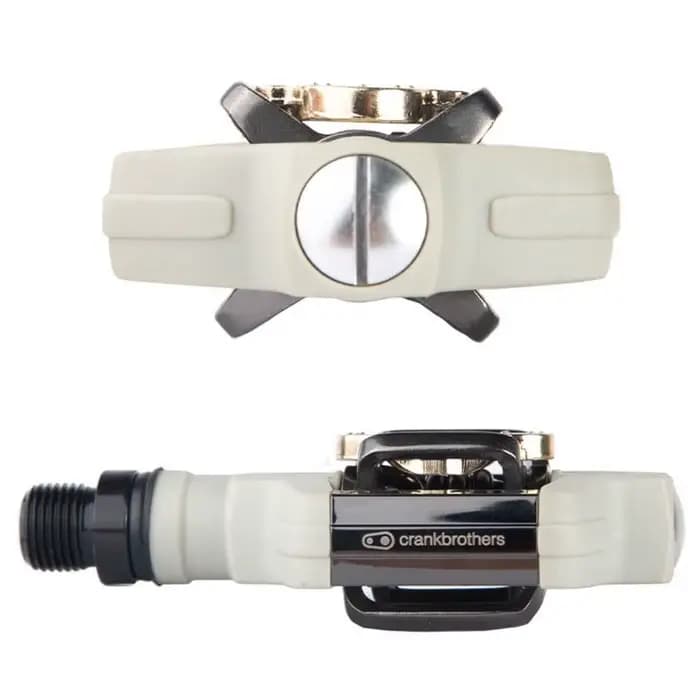 Pédales en laiton pour batteur à œufs, accessoires de vtt, maillet intelligent, onglets de verrouillage de pédale pour Crank Brother, 1 ensemble