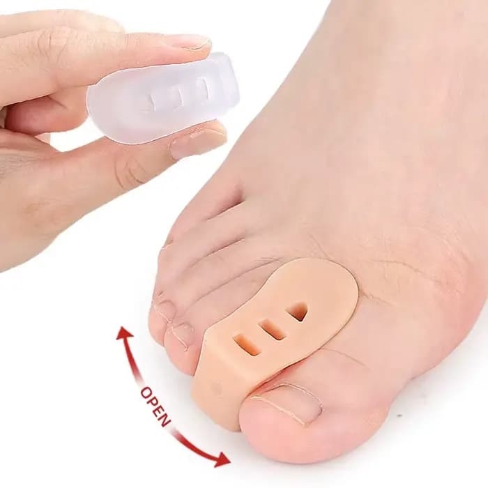 1/5/10 Paires de Séparateurs d'Orteils en Silicone en Forme de A, Correcteur d'Hallux Valgus, Redresseur de Doigts et de Grands-Doigts