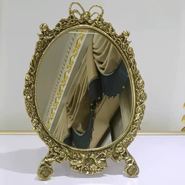 Miroir mural ovale pour filles