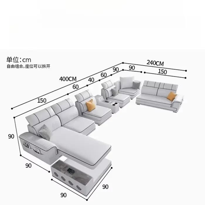 Salon canapé électrique concepteur Relax salon fauteuil inclinable canapé moderne luxe Muebles Para El Hogar accessoires pour la maison