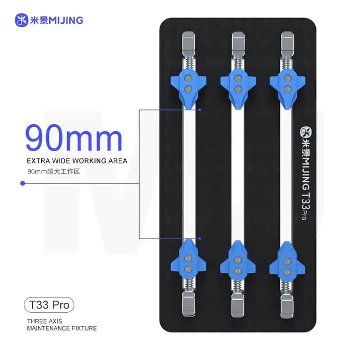 Support de réparation à trois axes Mijing T33 Pro pour carte mère de téléphone portable, pince de maintien pour puces BGA CPU IC