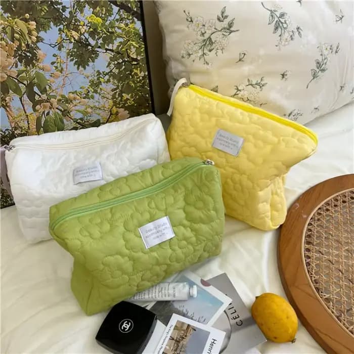 Nouveau motif de fleur femmes trousse de maquillage articles de toilette organisateur de cosmétiques sac à fermeture