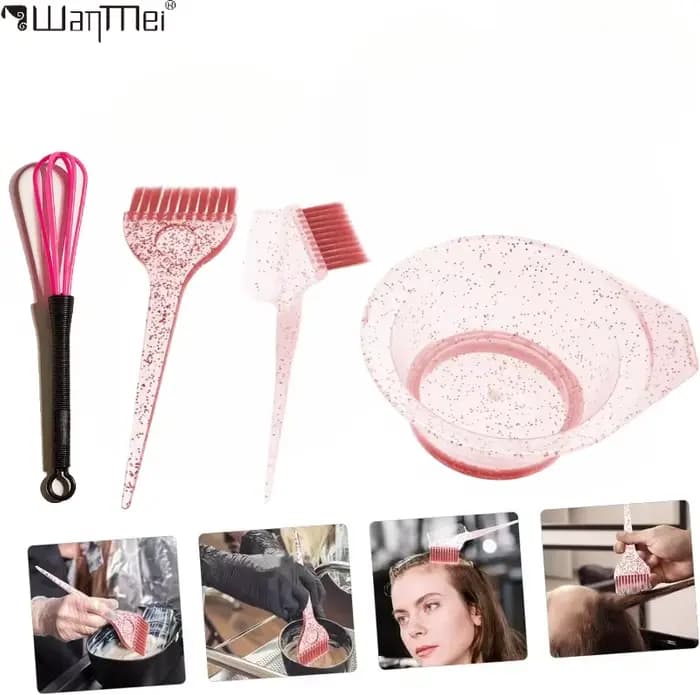 Ensemble de pinceaux de coloration pour cheveux