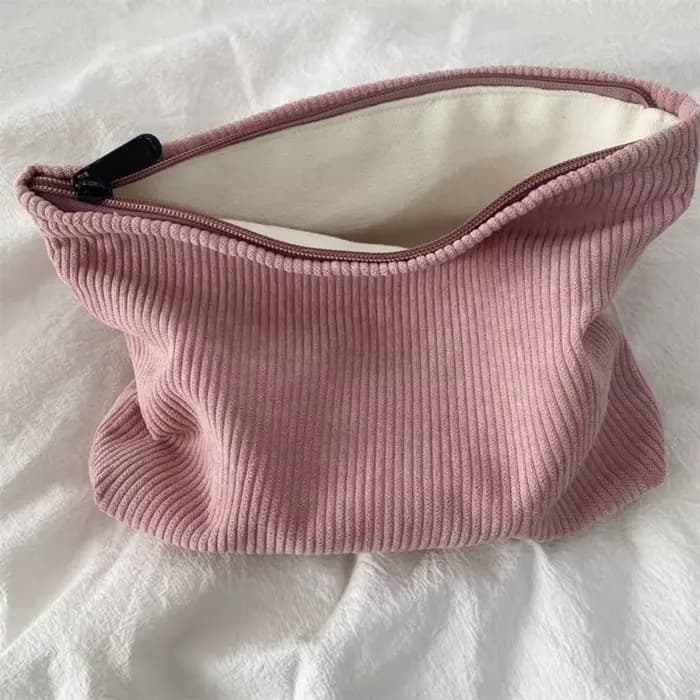 Trousse de maquillage grande fermeture éclair