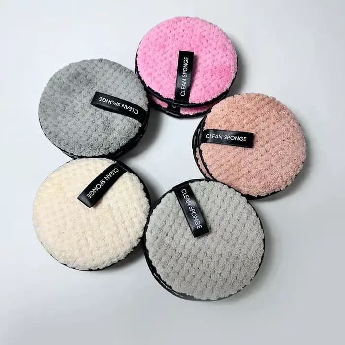  Tampons démaquillants en microfibre