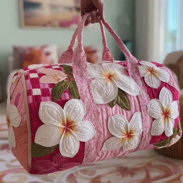 Sac fourre-tout matelassé à motif de livre imprimé en 3D