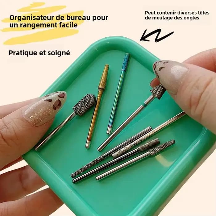 Organisateur d'outils magnétiques pour ongles