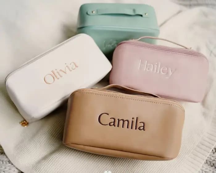 Trousse de maquillage personnalisée