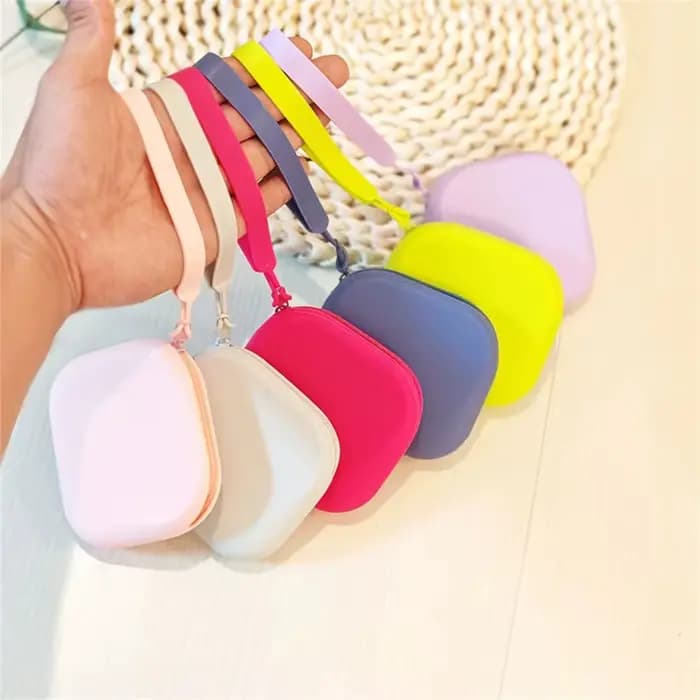 Nouveau sac cosmétique en Silicone avec dragonne