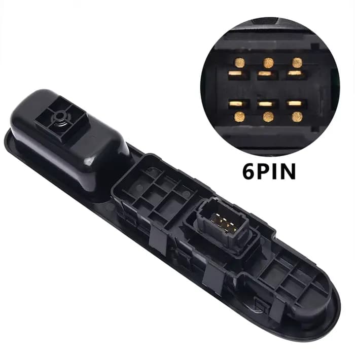 Accessoire intérieur de voiture, poignée de porte de fenêtre de voiture, interrupteur d'accoudoir, panneau de commande côté conducteur pour Peugeot 207 2006 – 2018