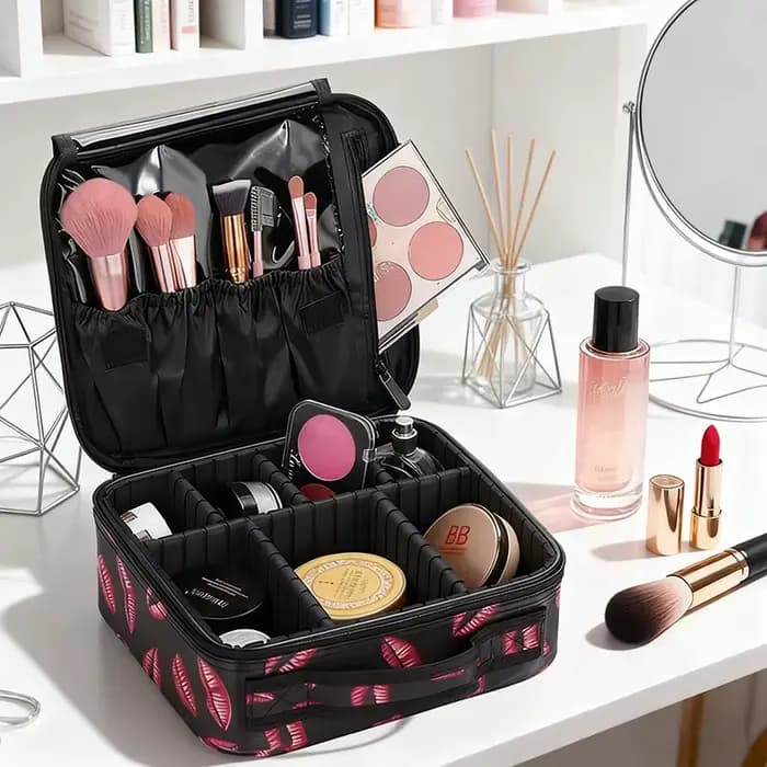 Trousse de maquillage professionnelle portable