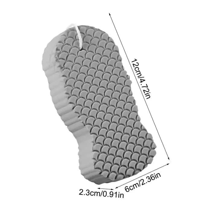 Éponge de bain exfoliante
