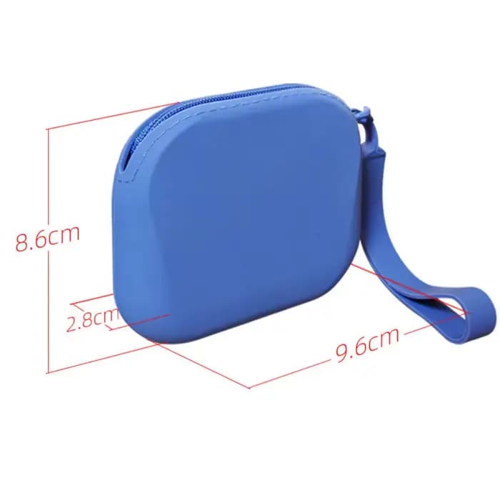 Nouveau sac cosmétique en Silicone avec dragonne