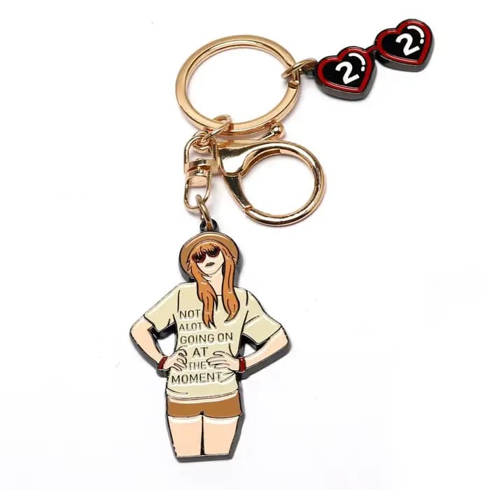 Star Singer Taylor Swlft 1989 mode musique Pop punk rock métal porte-clés breloques accessoires