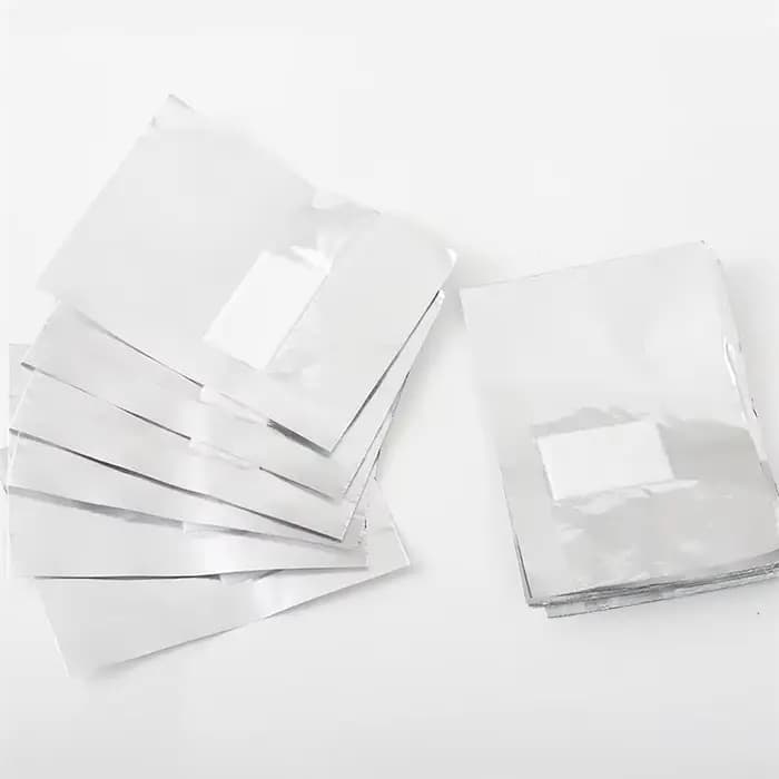 100 pièces sac feuille d'aluminium Nail Art tremper le vernis à ongles enlèvement enveloppes serviette Gel dissolvant