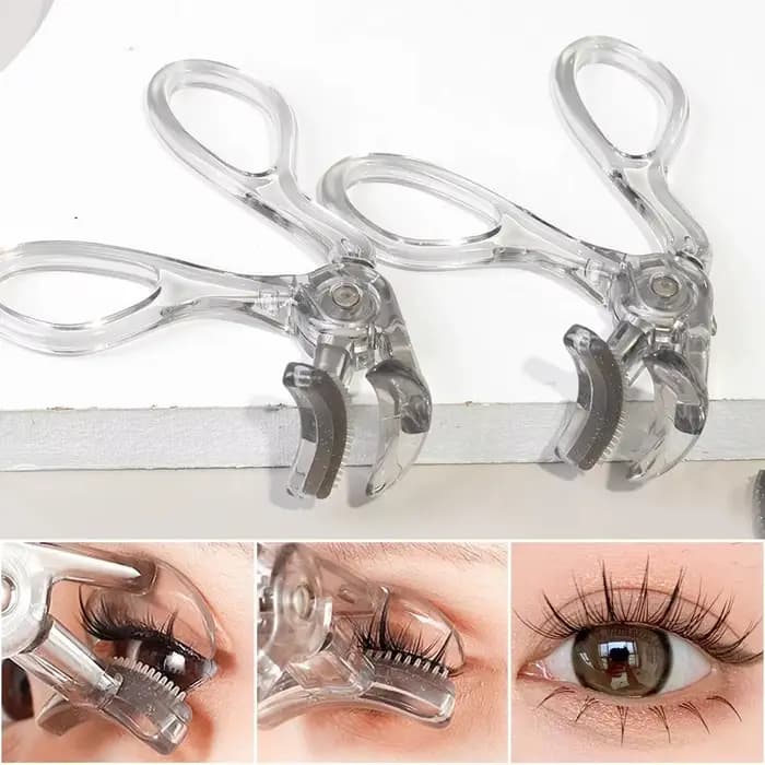 Recourbe-cils double type avec peigne – Options de clips larges et partiels