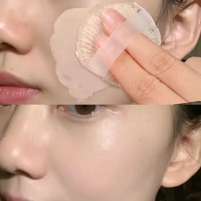 Éponge de maquillage antiadhésive en Silicone