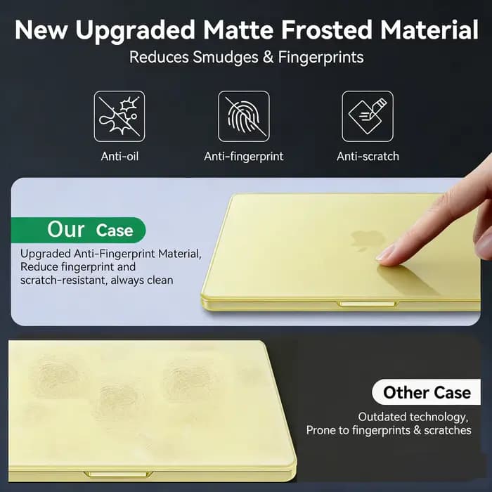 Étui pour ordinateur portable MacBook Neo 13 pouces 2026, coque rigide en plastique mat, couleur officielle, 100% compatible avec A3404