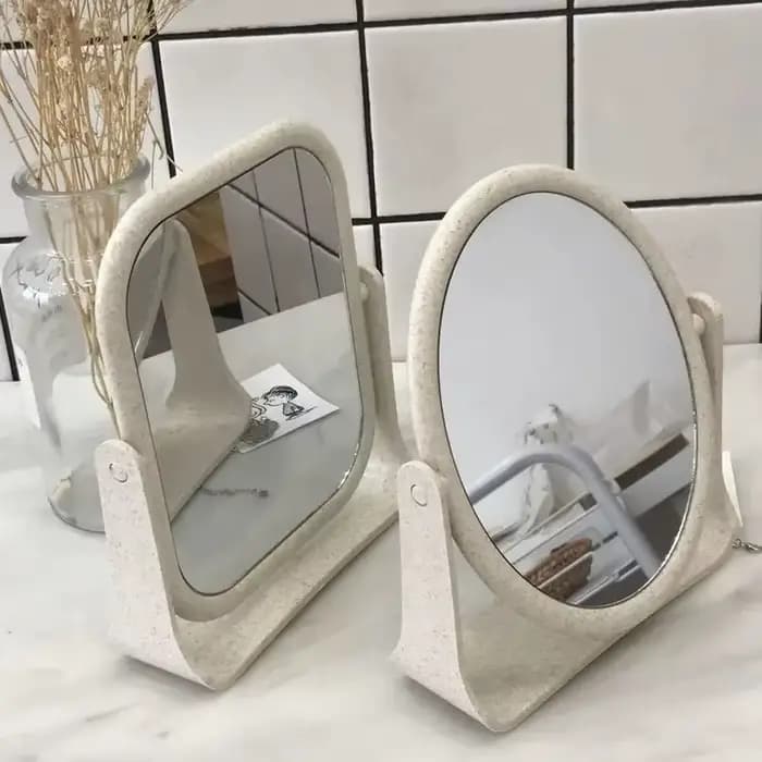 Pliable 360 ° Miroir de maquillage rotatif pour la maison