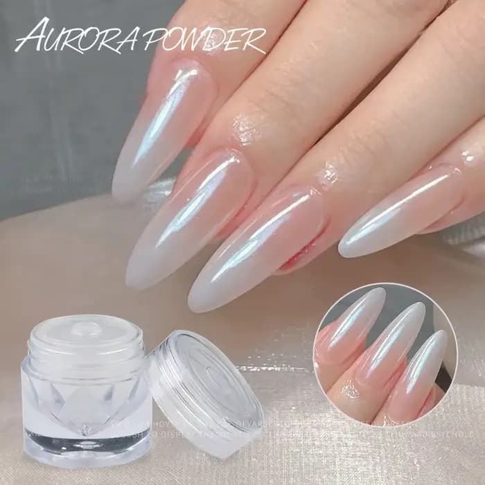 Poudre de cristal plaquée miroir pour Nail Art