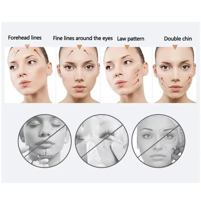 Kit de masque de peptide de collagène coréen pour le visage