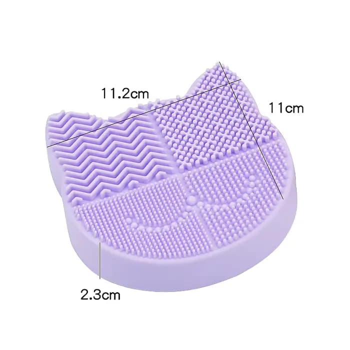 Boîte de rangement de nettoyage de brosse de maquillage en Silicone