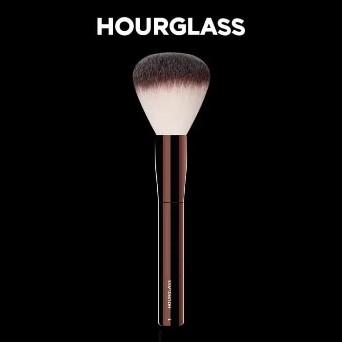 Pinceau de maquillage sablier-brosse à poudre à tête ronde No.1