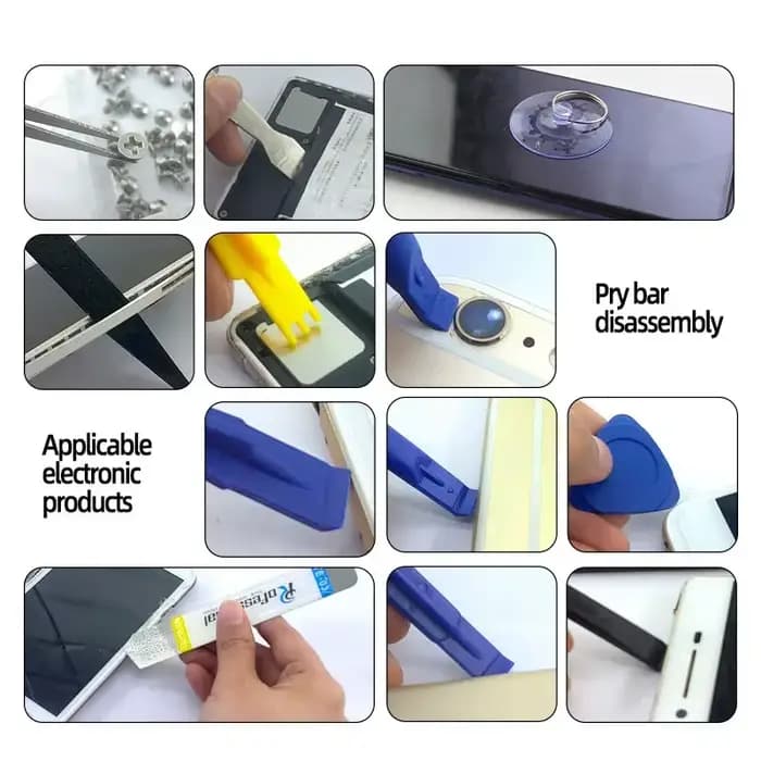 Outils de réparation de téléphone 22 en 1, Kit d'entretien de tournevis de précision, outil de démontage multifonctionnel pour tablette de téléphone portable PC