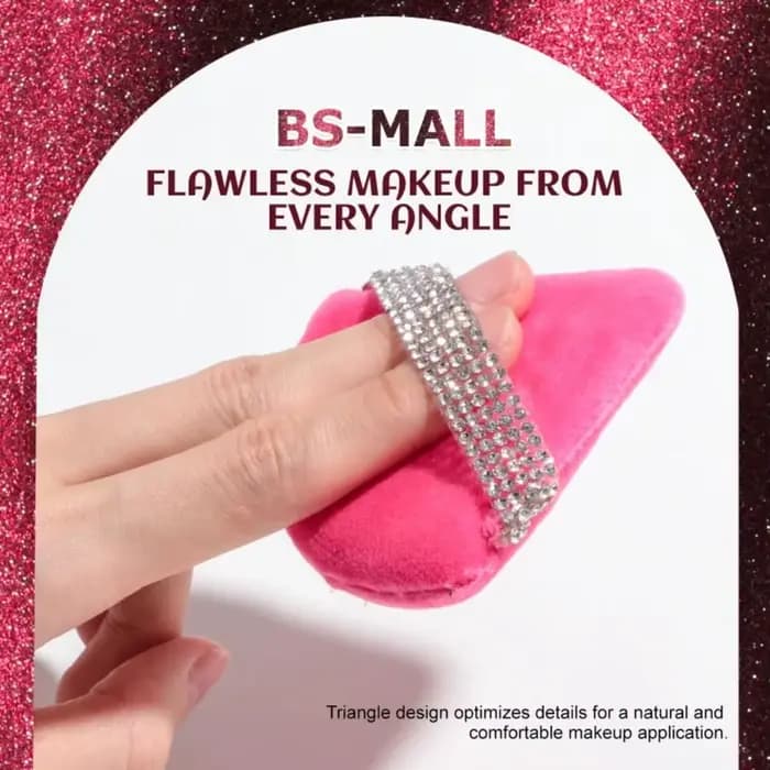 Diamant Triangle poudre bouffée visage maquillage outil éponge velours doux lisse beauté