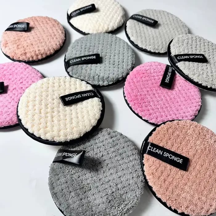  Tampons démaquillants en microfibre