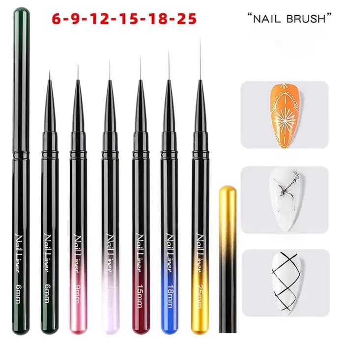Pinceaux à ongles Extra fins