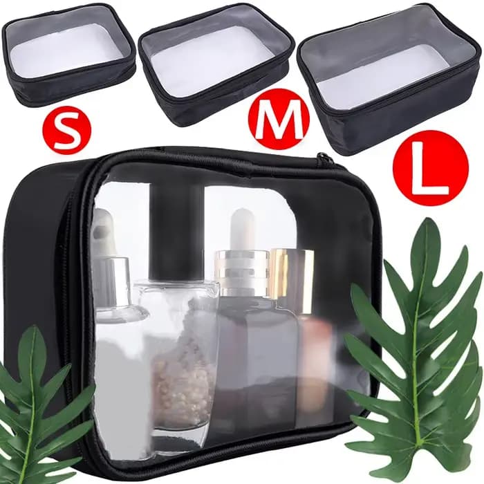 Sac cosmétique étanche transparent TPU