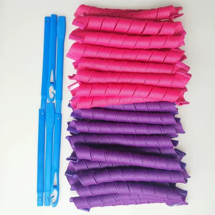 Fer à friser magique spirale bigoudi outil de coiffure bricolage bigoudis sans cheveux chaud