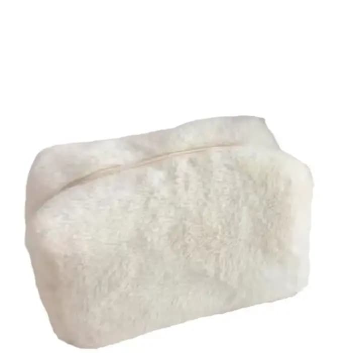 Sac de maquillage en peluche mignon pour femmes
