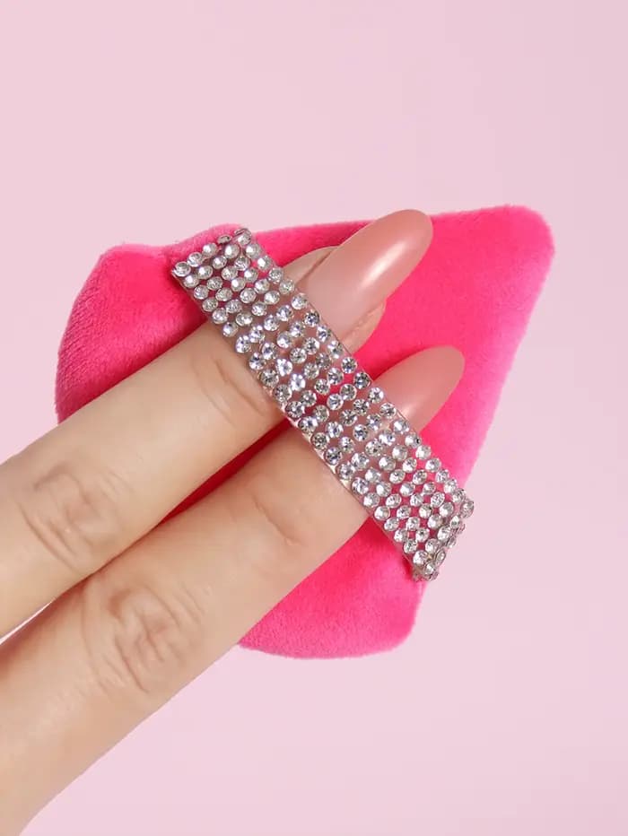 3 diamant Triangle poudre bouffée visage maquillage outil éponge velours doux lisse beauté