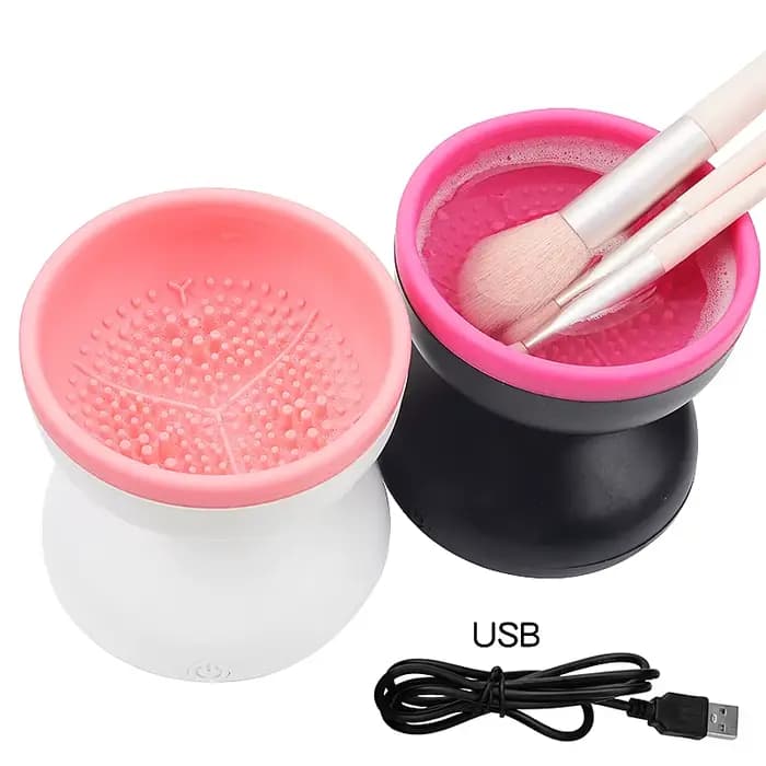 Nettoyeur de pinceaux de maquillage électrique