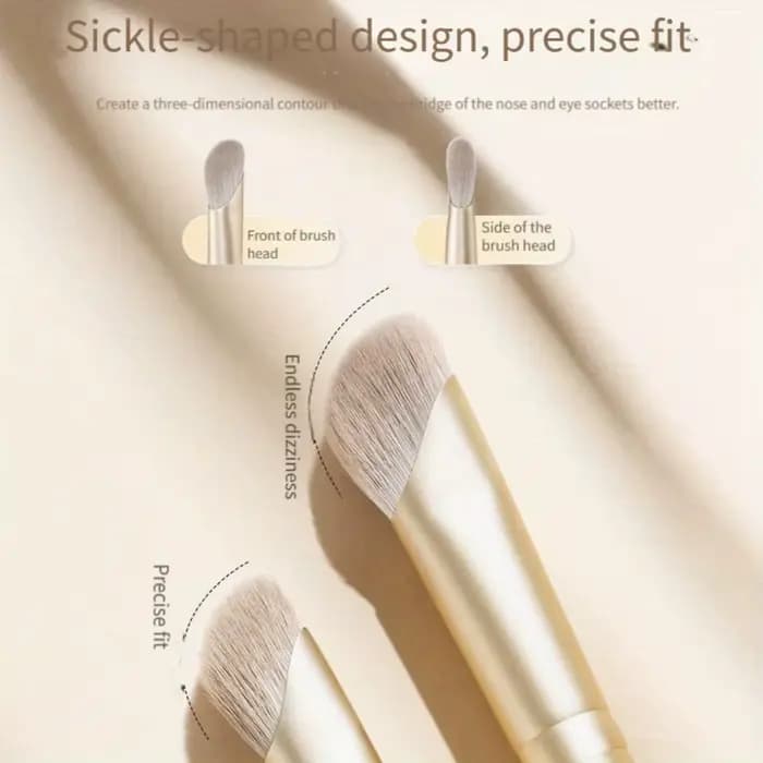Brosse de mélange et de Contour du nez coudé